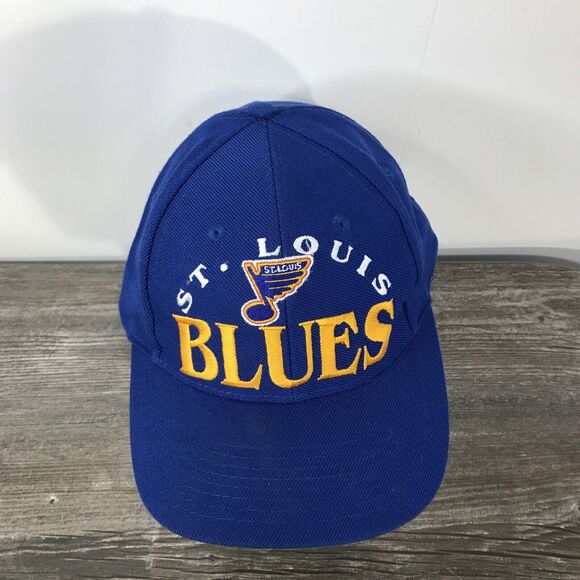 Vintage 90s St. Louis Blues The Game Snapback Hat Cap NHL Hockey - Picture 3 of 13
